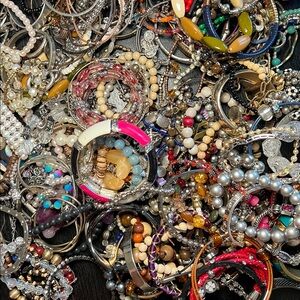 180+ Vintage to Modern Large Lot of Fashion Jewelry Bracelets